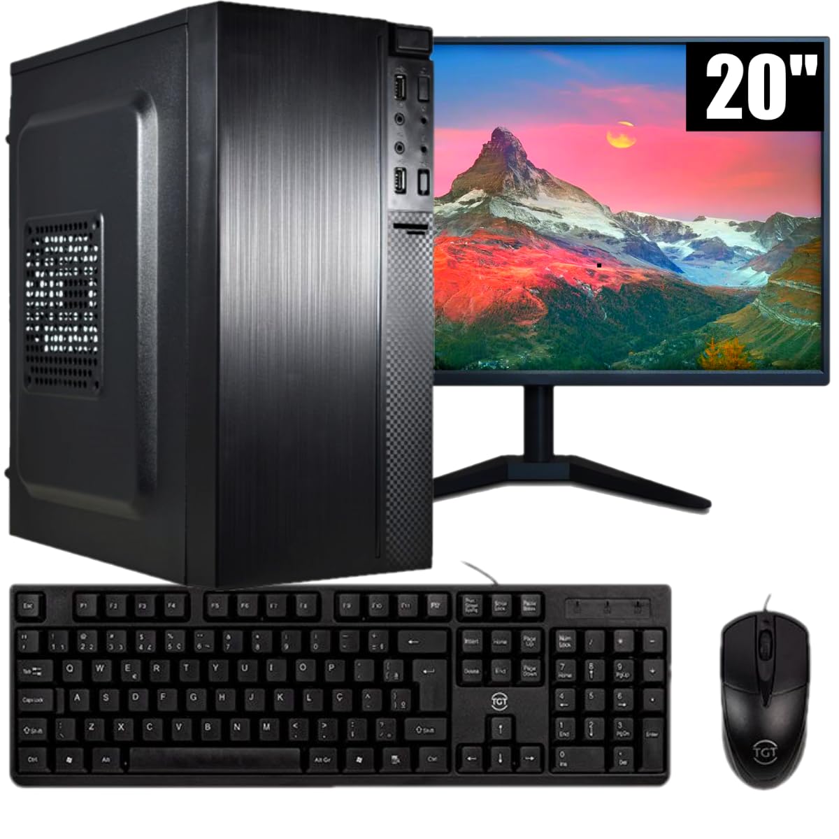 Pc Servidor Completo Cpu Xeon E5 20 Nucleos, Ssd 480GB, 32Gb Ddr4